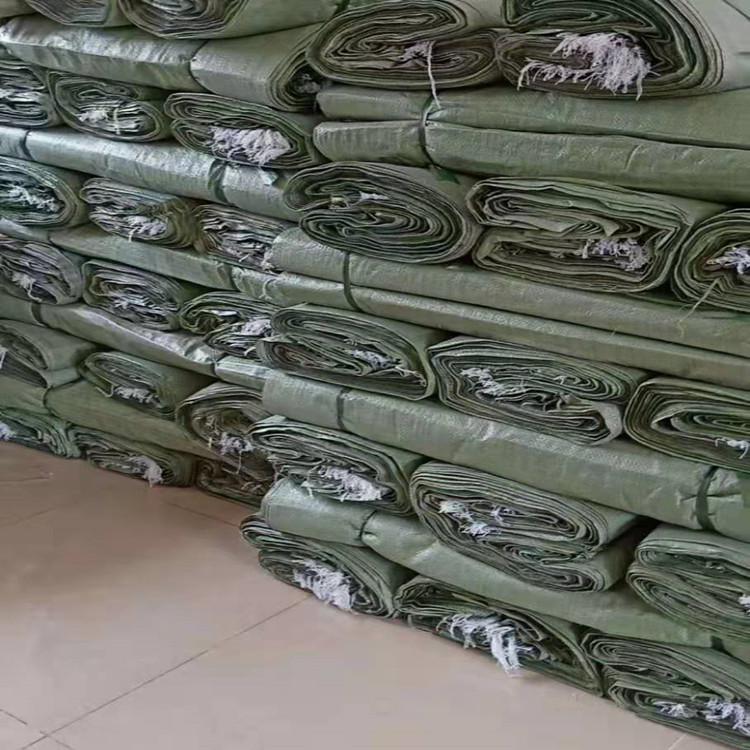 现货绿色编织袋蛇皮袋包中大裹快递袋服装厂打包搬家袋小号物流袋