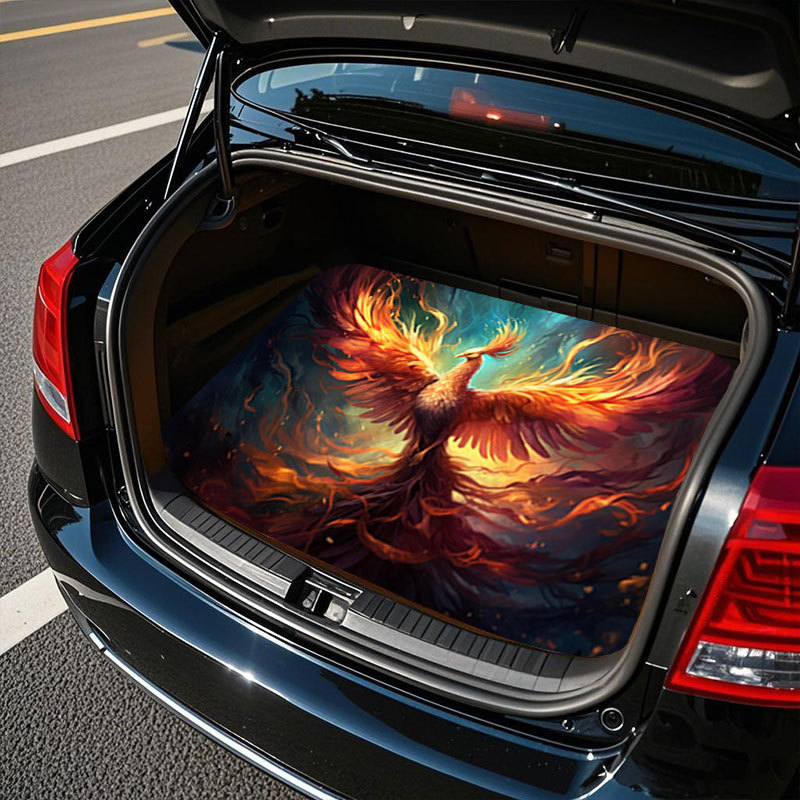 Temu Popular Universal Car Print Floor Mats, Car-Specific Cup Mats, Seven-Piece Set, Two-Piece Set, Jit One-Piece Dropshipping