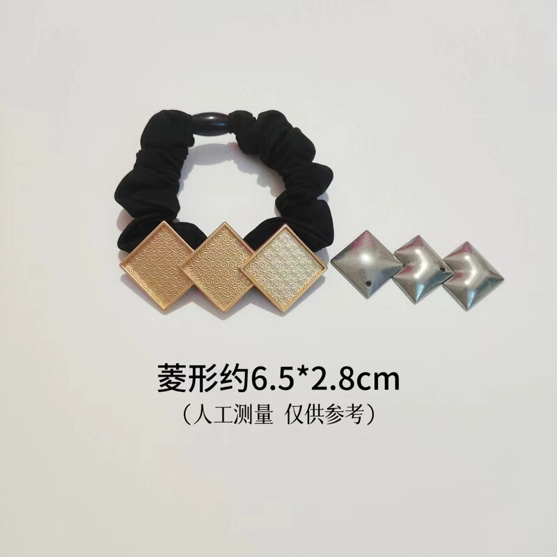 嘉640宋錦の髪輪胚底のつや消しの愛の大きい腸の輪のひもの蝶の髪の縄の幾何学の形の頭飾りの蝶結び|undefined