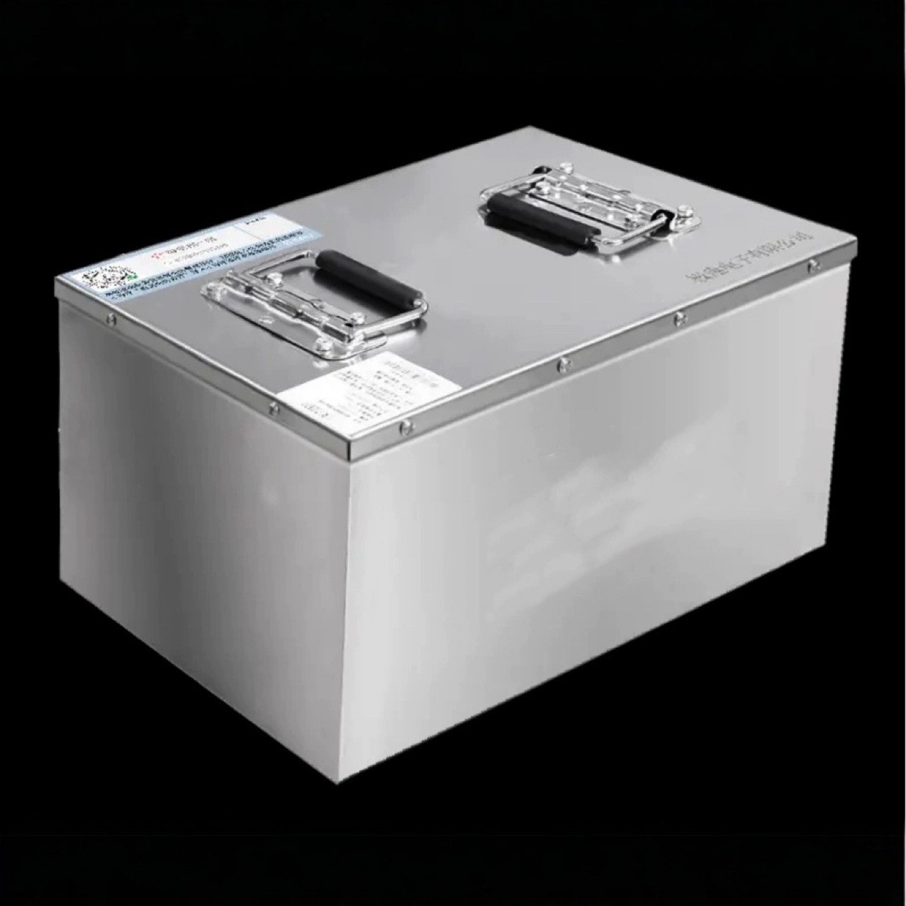 Two-Wheeled and Three-Wheeled Vehicle Power Battery Solar Energy Storage Shell Lithium Battery Box Stainless Steel Electric Vehicle