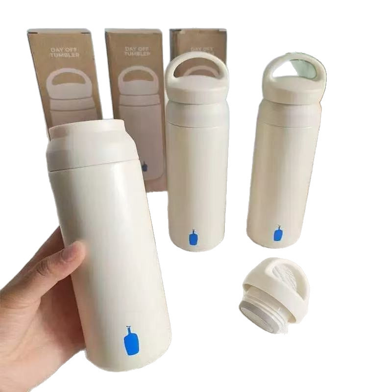 日本blue bottle蓝瓶咖啡杯集合锈钢陶瓷涂内胆层密封保温杯400mL|undefined