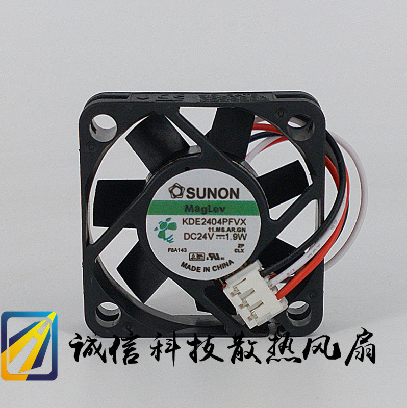 全新SUNON建准 KDE2404PFVX 24V 1.9W 4010 4CM 超静音变频器风扇