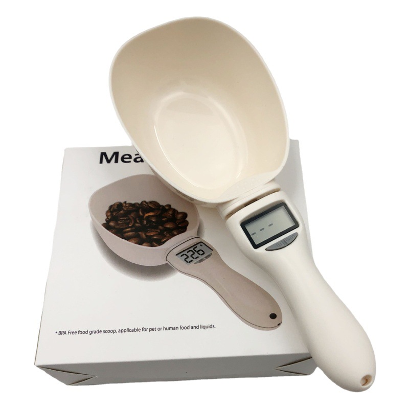 Electronic Kitchen Scale, High-Precision Coffee Gram Weight Scale with Spoon, Accurate Weighing of 800g, Pet Food Scale, Electronic Scale