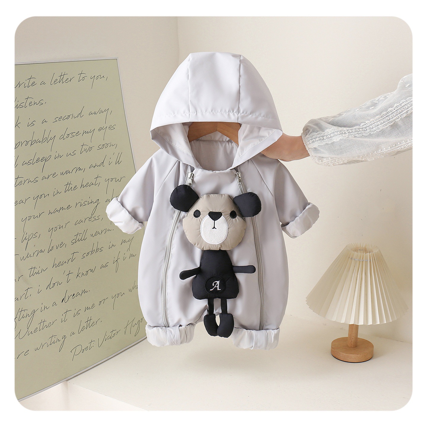 Macacão corta-vento bebé menino primavera roupa de rastejar_voghion.com