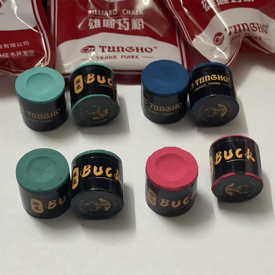 外贸出口台球巧克粉圆柱形擦粉黑八英式斯诺克用品防打滑枪粉Buck