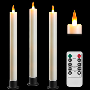 LED Electronic Rod Wax with Light String Rod Wax Christmas Candle Light Wedding Candlestick Atmosphere Light