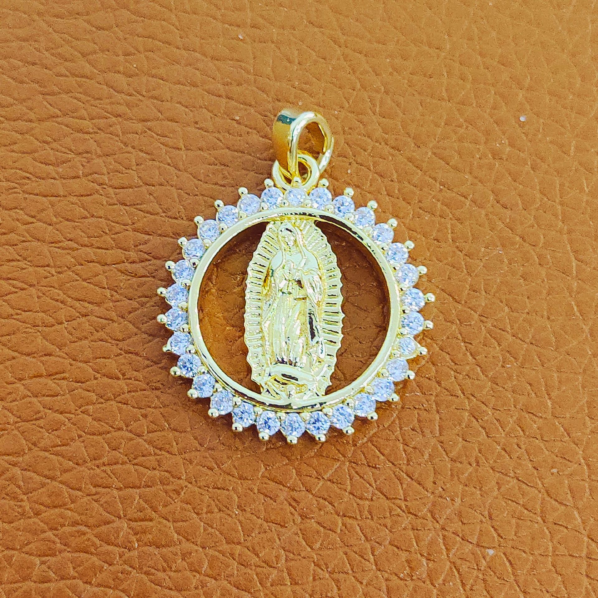 5g Weight Pendant Jewelry Making Type 1 Piece 3-6cm Copper Virgin Mary Jesus Pendant