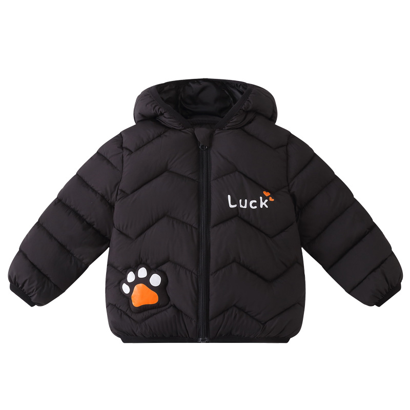 871 ropa de algodón ligero de dibujos animados para niños, ropa de algodón para bebés pequeños y medianos, ropa de abrigo de algodón para niños y niñas de otoño e invierno