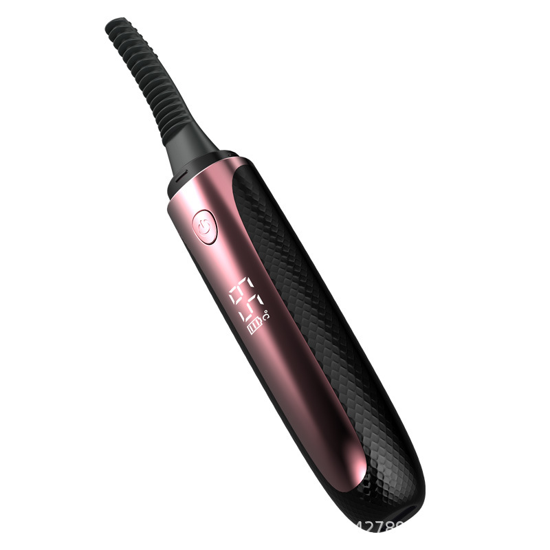 Rizador de pestañas eléctrico Eyecurl de quinta generación con cuatro configuraciones de temperatura, cabezal de cepillo con cable calefactor de ajuste de temperatura de cuatro niveles.