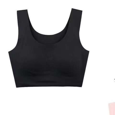 Top Deportivo Japonés Premium sin Costuras, de una Pieza, para Mujer, de Seda Helada, con Espalda Descubierta, para Yoga, sin Tirantes