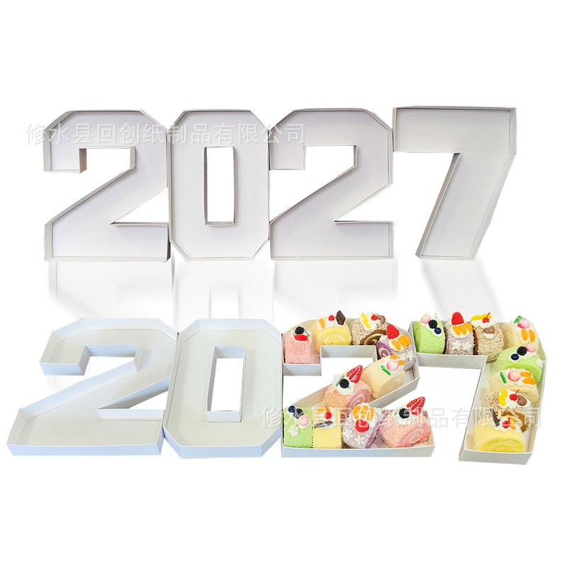 Cross-Border 2027Grad Candy Box Letter Snack Box Creative Graduation Fruit Platter Snack Tray Cross-Border 2027Grad Candy Box Letter Snack Box Creative Graduation Fruit Platter Snack Tray