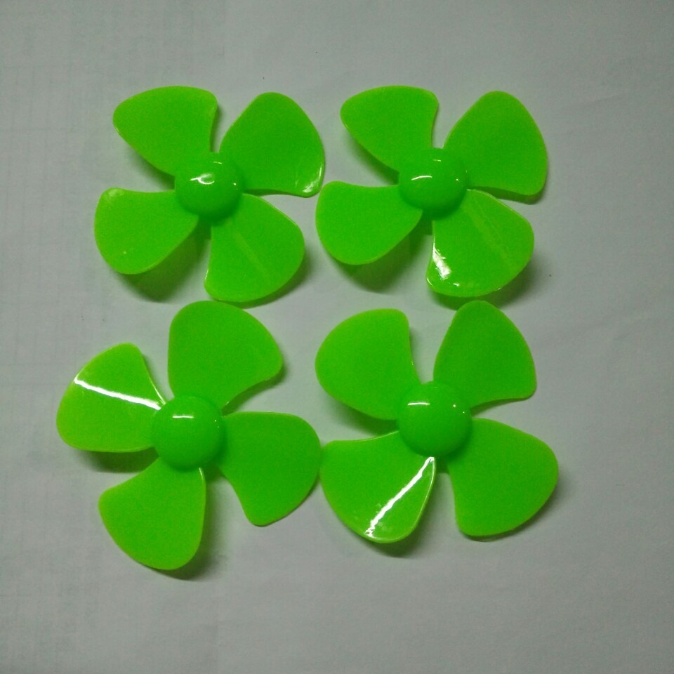 Φ604Y2A软绿 四叶螺旋桨 60风叶 软风扇叶 非常规货慎拍