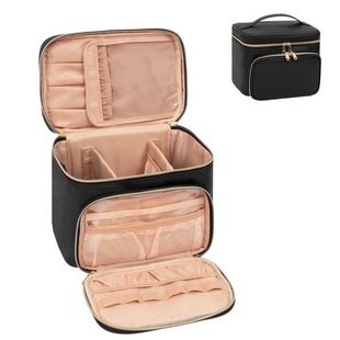 Amazon Fashion New Large Women Cosmetic Storage Bag Waterproof PU Cosmetic Bag Outdoor Travel Cosmetic Bag
