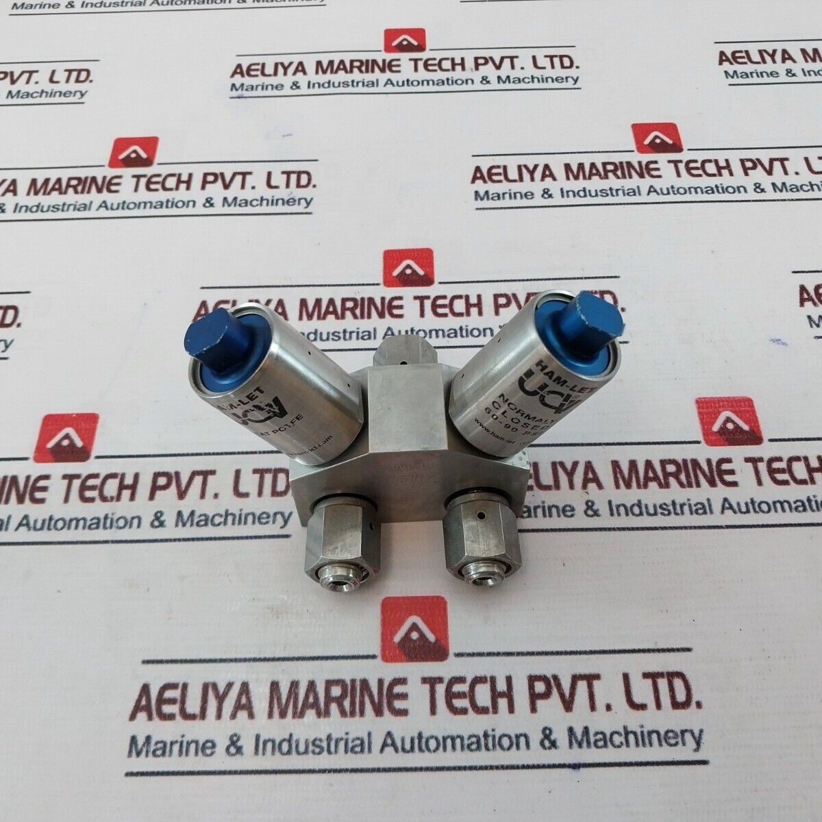 Dual Head Valve HMB21-4LKLCLC-GF4 Ham-Let