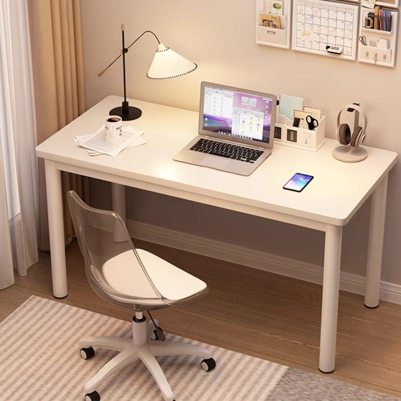 White Minimalist Style Computer Desk Home Student Desk Study Table Rental House Small Apartment Simple Desk Office Desk