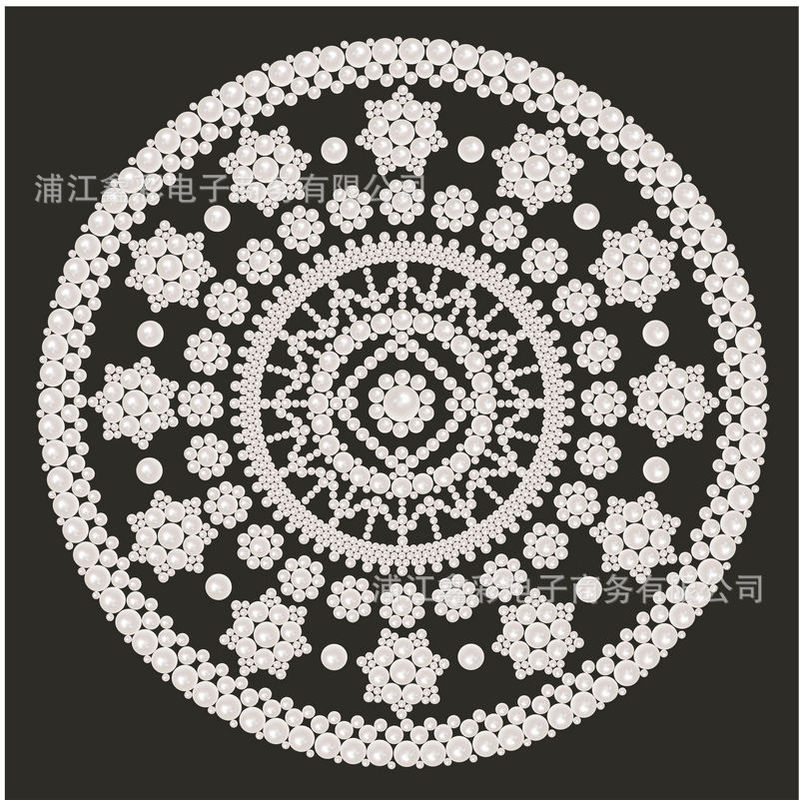 卸売り真珠画diy材料包創意手作り立体花火蝶解凍家庭芸術装飾画|undefined