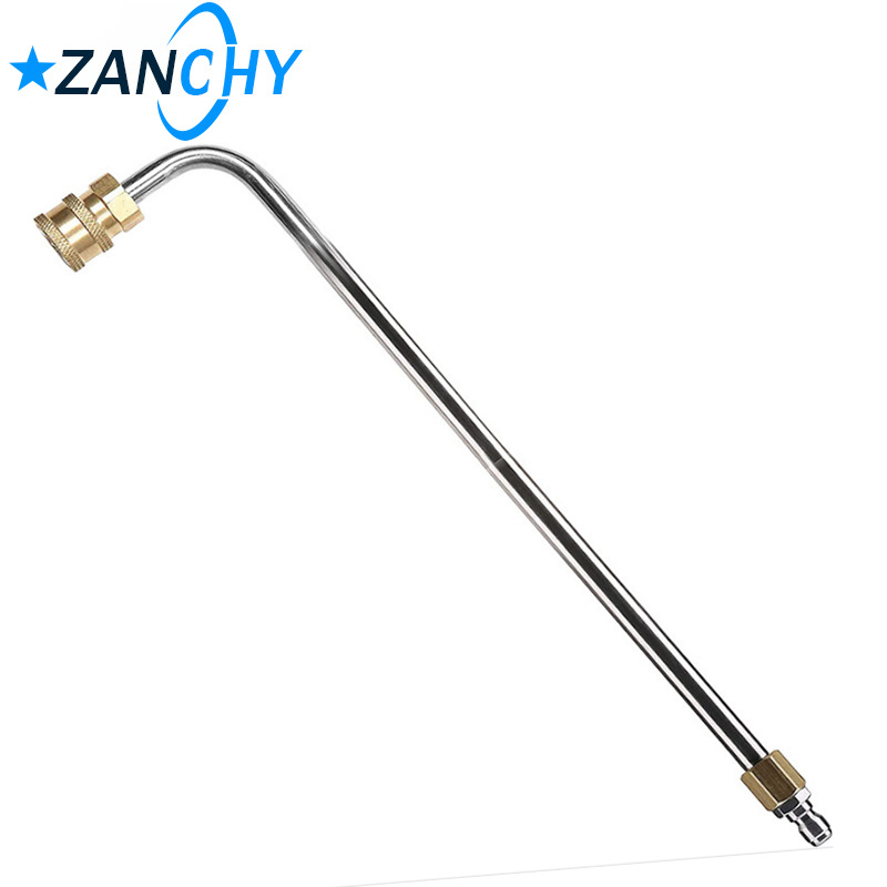压力清洗机延长杆1/4活接弯杆家电空调清洁工具90度