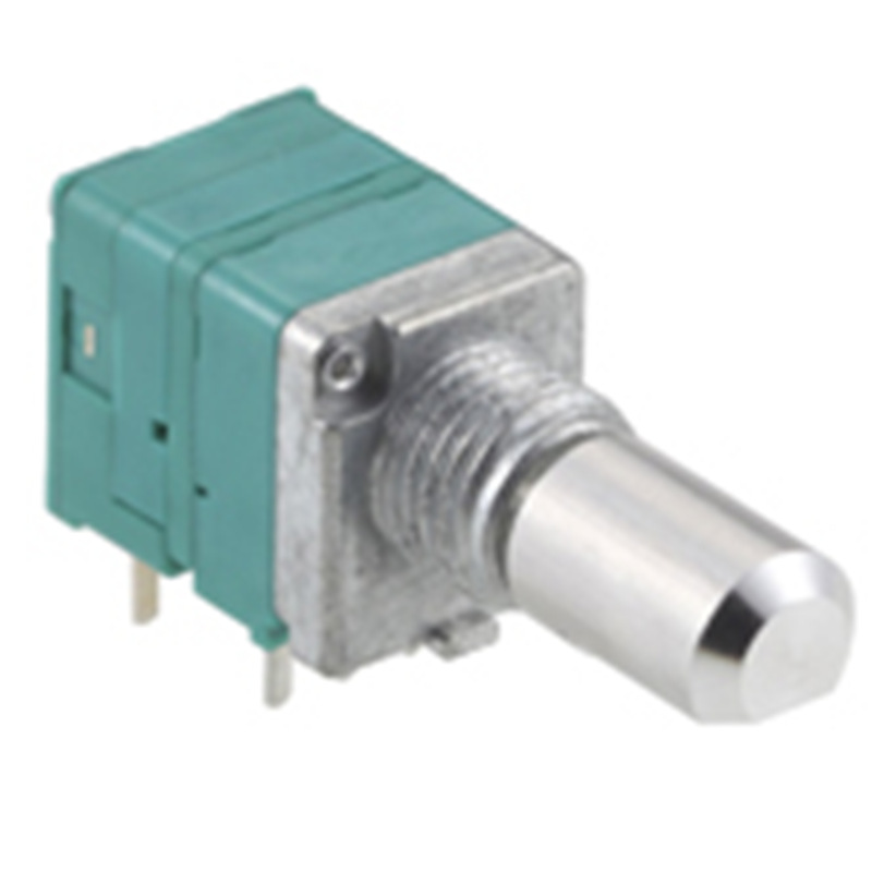 ALPS电位器RK0971114Z1N单联15轴9型金属轴型带按压开关