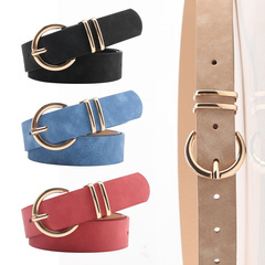 Fashion Boutique Sheep Pattern Women's Pin Buckle Belt Casual Versatile Jeans Belt Belt Women Wholesale