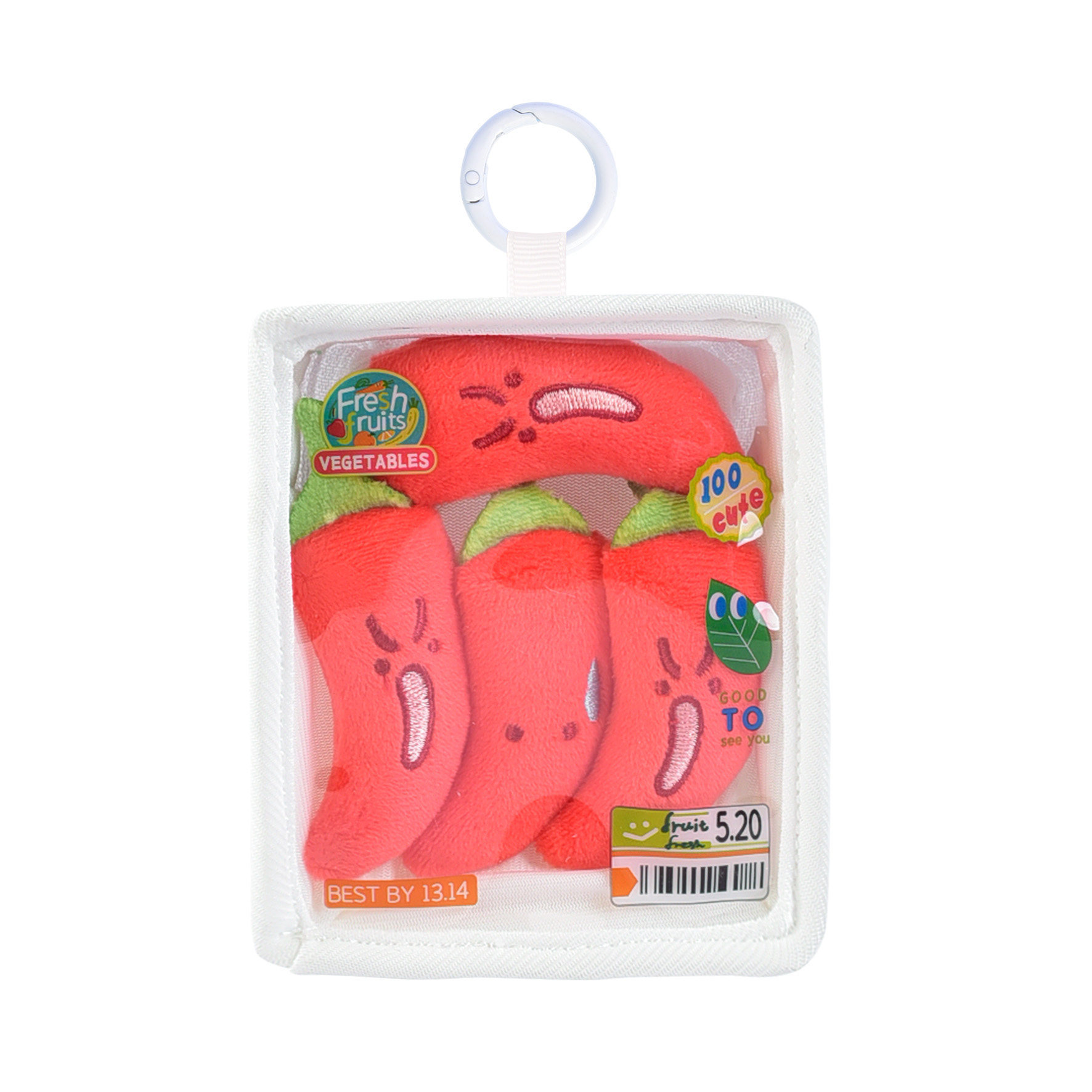 Fruit and vegetable platter-chili pepper