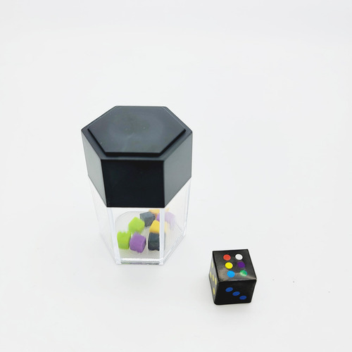 G1193 Mini Explosive Dice King Magic Magic Props Children's Toys Holiday Performance Gift Box