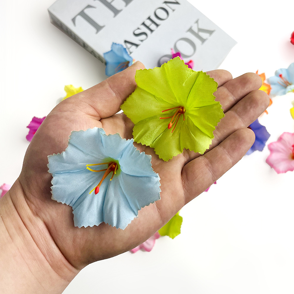 Simulación de flores de lirio pequeñas tocadillos de color hechos a mano didiy flor accesorios de ropa de bodas regalos de mano decoración fotografía