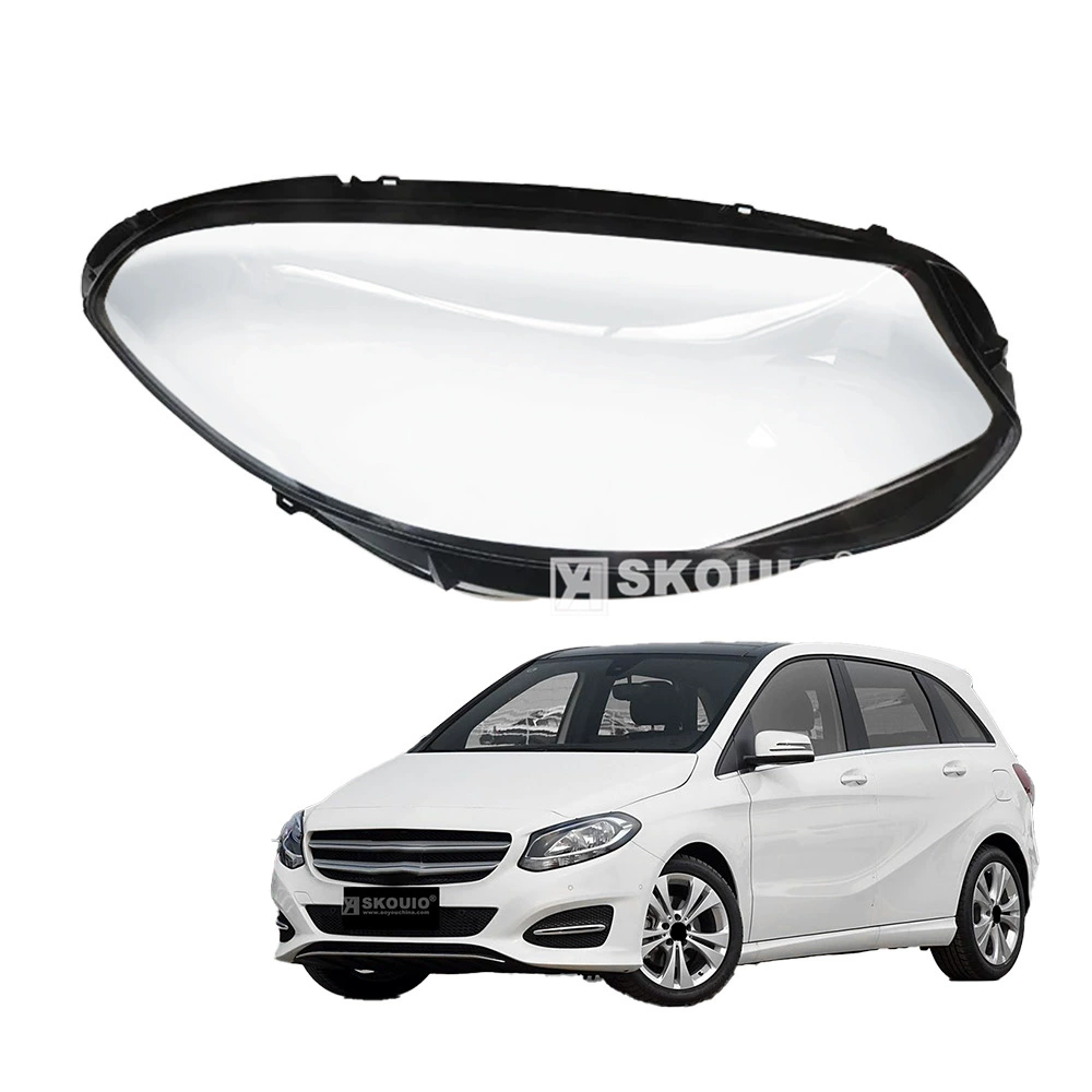 Подходит для Mercedes-Benz W246 B200 2016-2019, крышка фары, корпус фары, прозрачный абажур