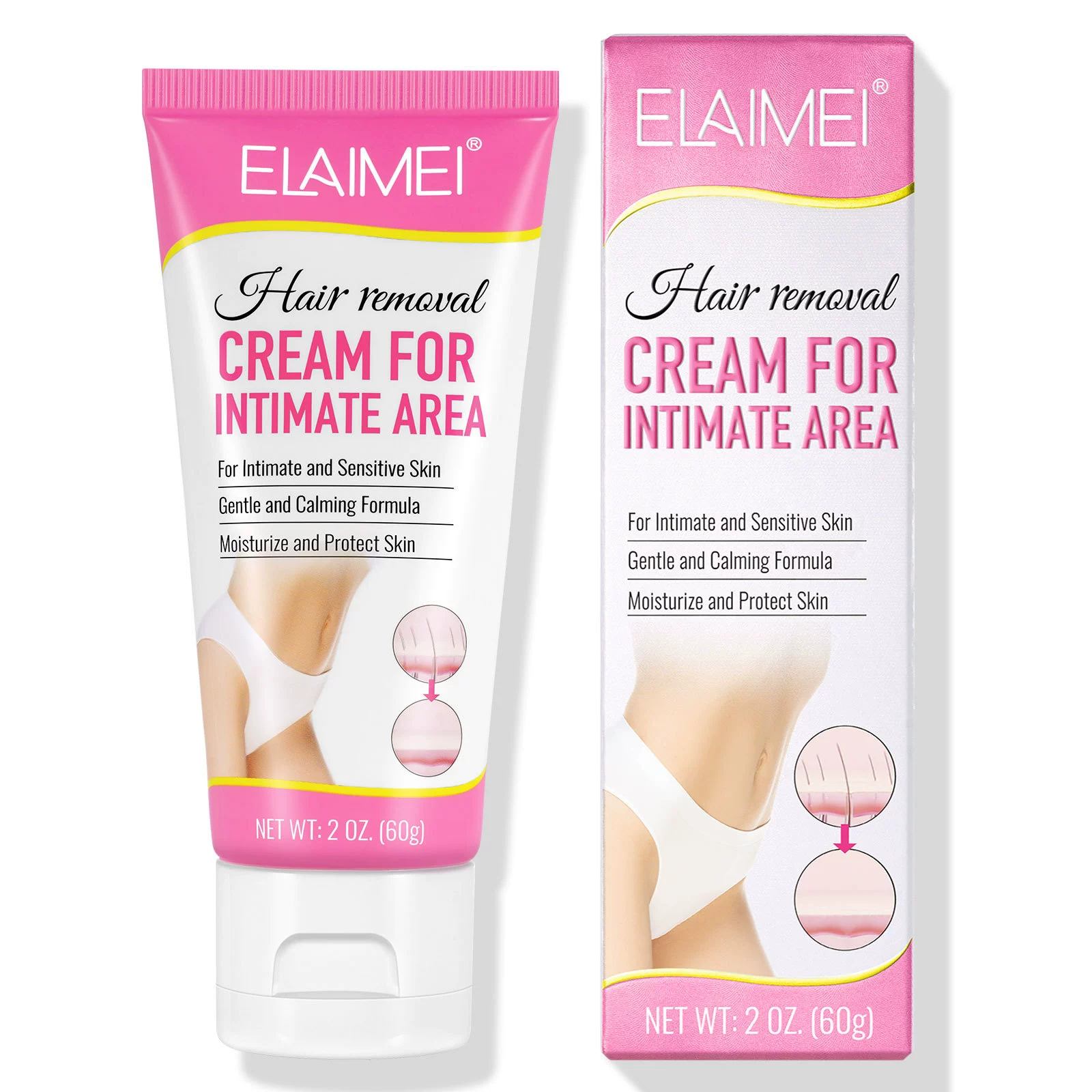 [私密部位脱毛膏HAIR REMOVAL CREAM FOR INTIMATE AREA]