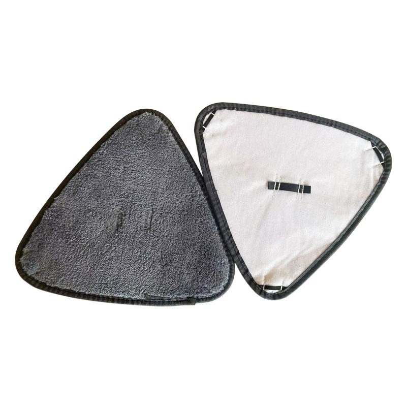 Escurrir triángulo de agua trapeador paño de reemplazo trapeador de mano libre paño perezoso hogar triángulo trapeador paño húmedo y seco trapeador de doble uso