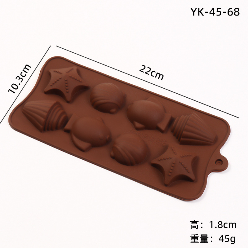 Molde de Silicona para Chocolate DIY, Multiuso con Formas de Dibujos Animados para Repostería