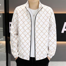 2024春装新款青年大码薄款修身潮流休闲韩版春秋外套男士新款夹克