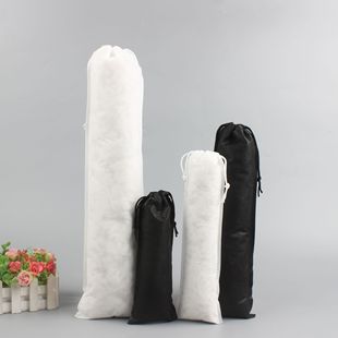 Non-woven Bundle Pocket Long Strip Household Outdoor Tableware Tools Storage Dust Bag Drawstring Bag in stock