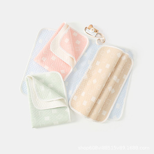 Colored Cotton Waterproof Washable Diaper Pad Baby Supplies Menstrual Pad Baby Menstrual Pad Nursing Pad Urine Barrier Washable