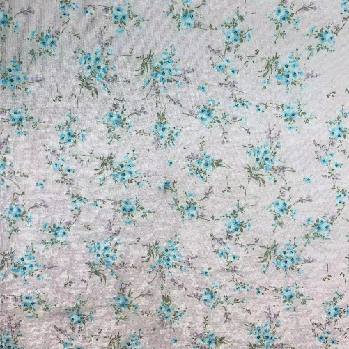 TR烧花面料 平纹棉布烧花提花小碎花女装连衣裙上衣夏季薄涤面料