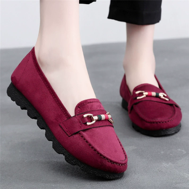 Старые Beijing cloth shoes женские однотонные обувь бобы обувь 2024 новое однофутовое плоское материнская обувь мягкий квадратный рот весна и лето