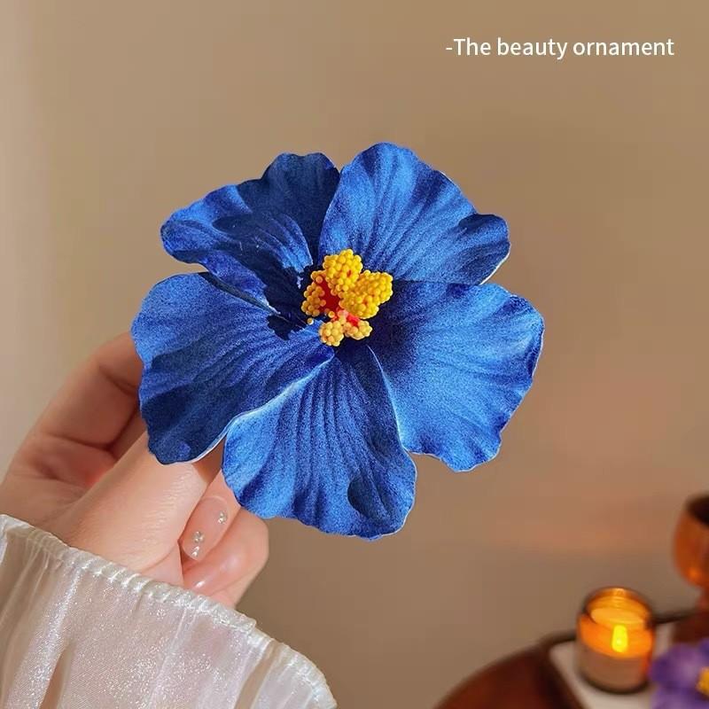 4#Horquilla de frangipani azul de aproximadamente 9.5 cm.