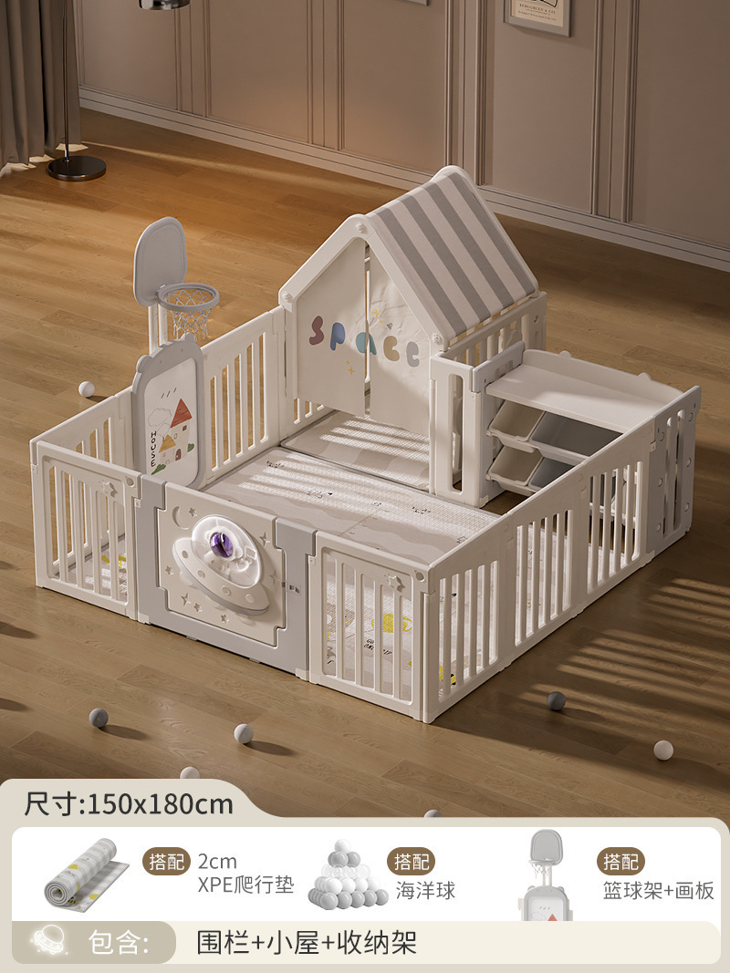 1.5*1.8 pequeña casa estante de almacenamiento 2 cm XPE tapete