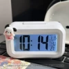 White alarm clock (cherry Pacha dog), battery