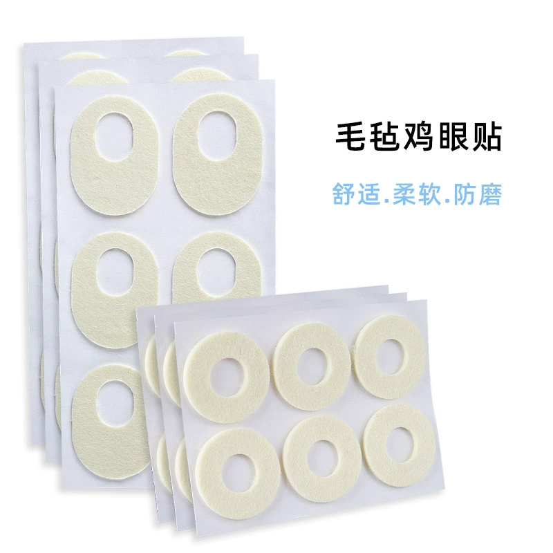 Войлочная повязка для глаз кукурузы для мозолей ног, канавы, обезболивающая, износостойкая, Повседневная повязка для обуви на высоком каблуке, мягкая невидимая Защитная повязка