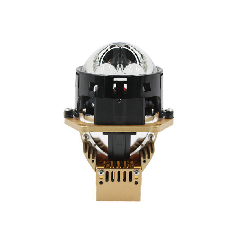 JG10 faro láser doble lente de luz directa de carretera lámpara del coche modificación Nueva Lejos y Cerca de lente láser integrado