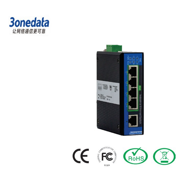 IPS215-4POE 非网管导轨式工业以太网 POE 交换机