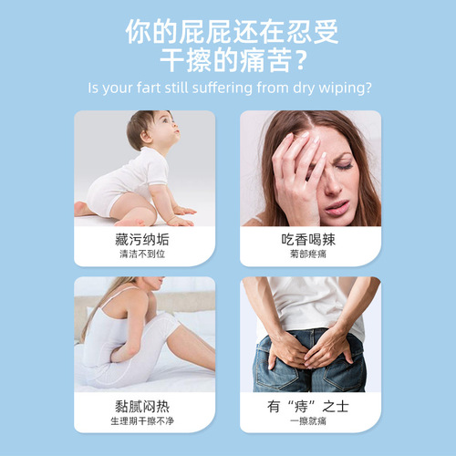 Maili Wet Toilet Paper Household Big Pack Biodegradable Wet Toilet Wipes Flushable Portable Baby Disposable Manufacturer Wholesale