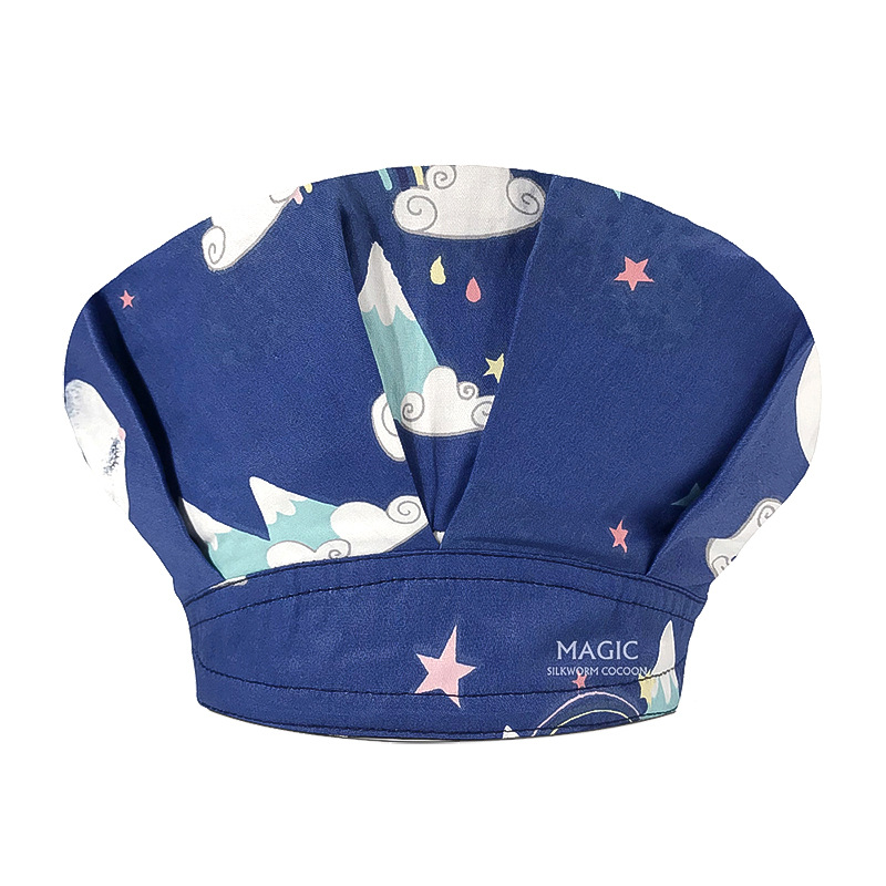Tapa de operación directa de fábrica impresión femenina pequeño animal lindo sombrero de enfermera algodón salón de belleza odontología oral sombrero