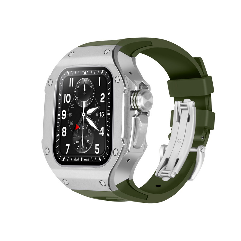 Para iwatch ultra49 reloj correa de Apple Correa protectora Shell 316L Acero inoxidable Richard cambiado al traje