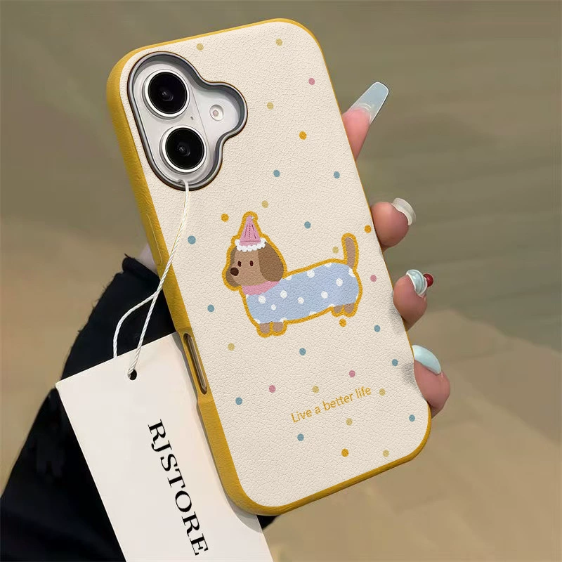 Крышка для телефона совместимая с Apple, чехол в стиле мультфильм для iPhone15 Pro, iPhone16E, 14премакс, iphone