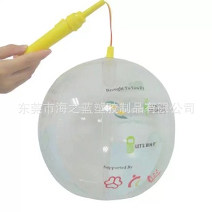 Dongguan Qiaotou Factory Customized Inflatable Lantern Children's Music Portable Lantern Pvc Cartoon Luminous Lantern