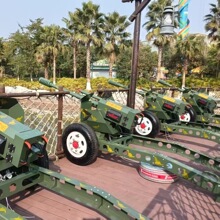 炮大哈共享水枪气炮枪厂家枪林弹雨国防教育军创园共享射水大炮