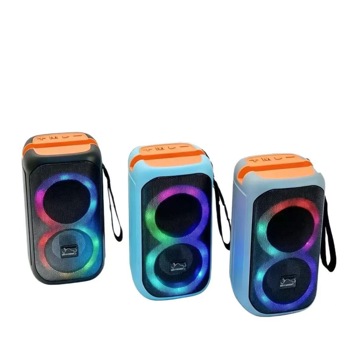 Private Model Se-T23 Portable Bluetooth Speaker Desktop Mobile Phone Stand Rgb Light Outdoor Mini Card-Inserting Speaker
