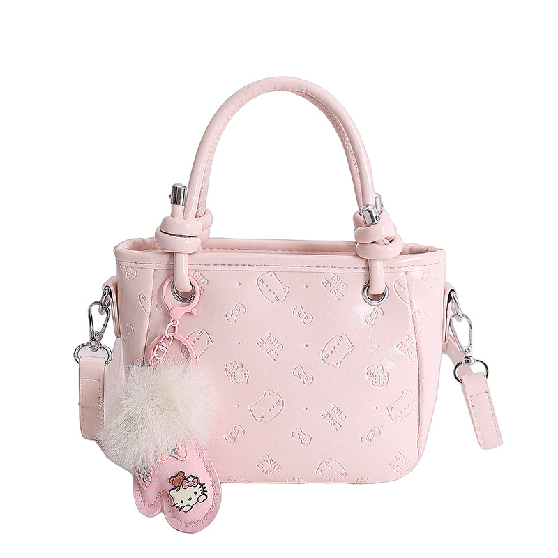 2026 ocio coreano estilo exterior encantador bolso de cubo de impresión diaria de moda nicho de diseño de hombro único bolso de tramo inclinado image 14