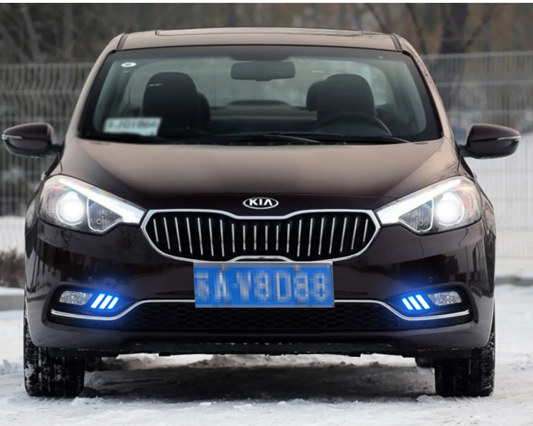 Suitable for 13-16 Kia K3 Daytime Running Lights Kia K3 Special Front Fog Lamp Modified Led Daytime Running Lights